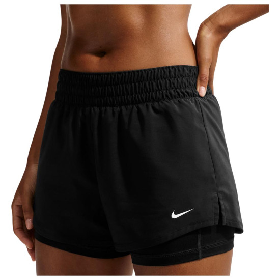 Nike Γυναικείο σορτς One Dri-FIT Mid-Rise 2in1 Shorts